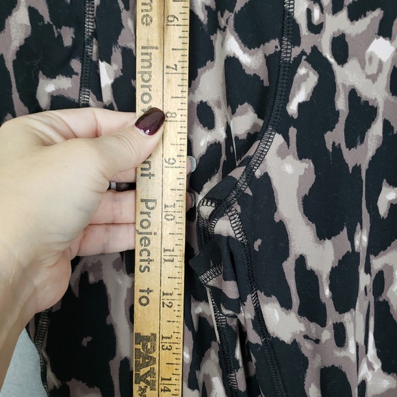 Livi Plus Size 14/16 Animal Print 7/8 Leggings Cheetah Leopard Workout Gym Yoga - Picture 8 of 9